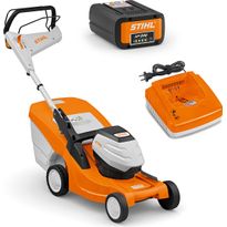 Akkuruohonleikkuri Stihl RMA 443 PV, keräävä, 36V, sisältää AP 200 -akun ja laturin