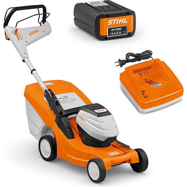 Akkuruohonleikkuri Stihl RMA 443 PV, sisältää AP 200 -akun ja laturin