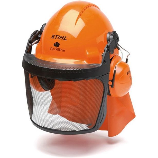 Kypärä Stihl G3000 visiirillä ja kuulonsuojaimilla