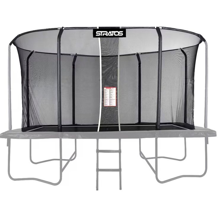 Trampoliinin Turvaverkko Stratos Suorakaide Trampoliini Premium Black Line, 277x477 cm