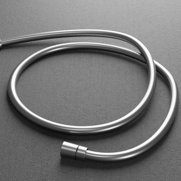 Suihkuletku Scandtap Steel Pleasure 1,5 m PVC hopea