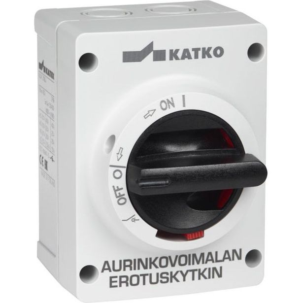 Katko IsoSafe turvakytkin väännin KUM 322 3X32A 400V 15kW aurinkovoimaloille