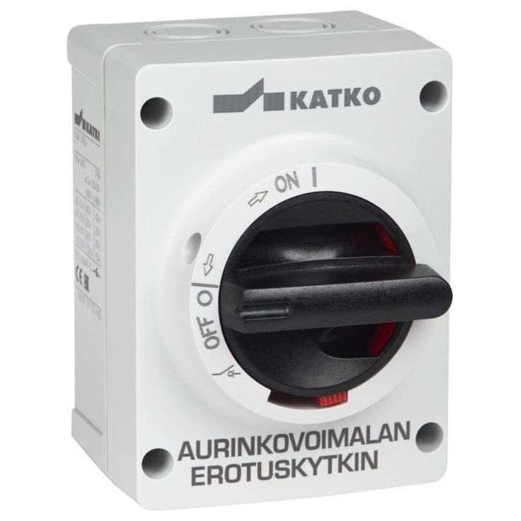 Katko IsoSafe turvakytkin väännin KUM 322 3X32A 400V 15kW aurinkovoimaloille