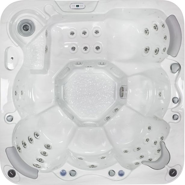 Ulkoporeallas Wellis Jupiter Ice White, 6 hlöä, 46 suutinta, harmaa/valkoinen