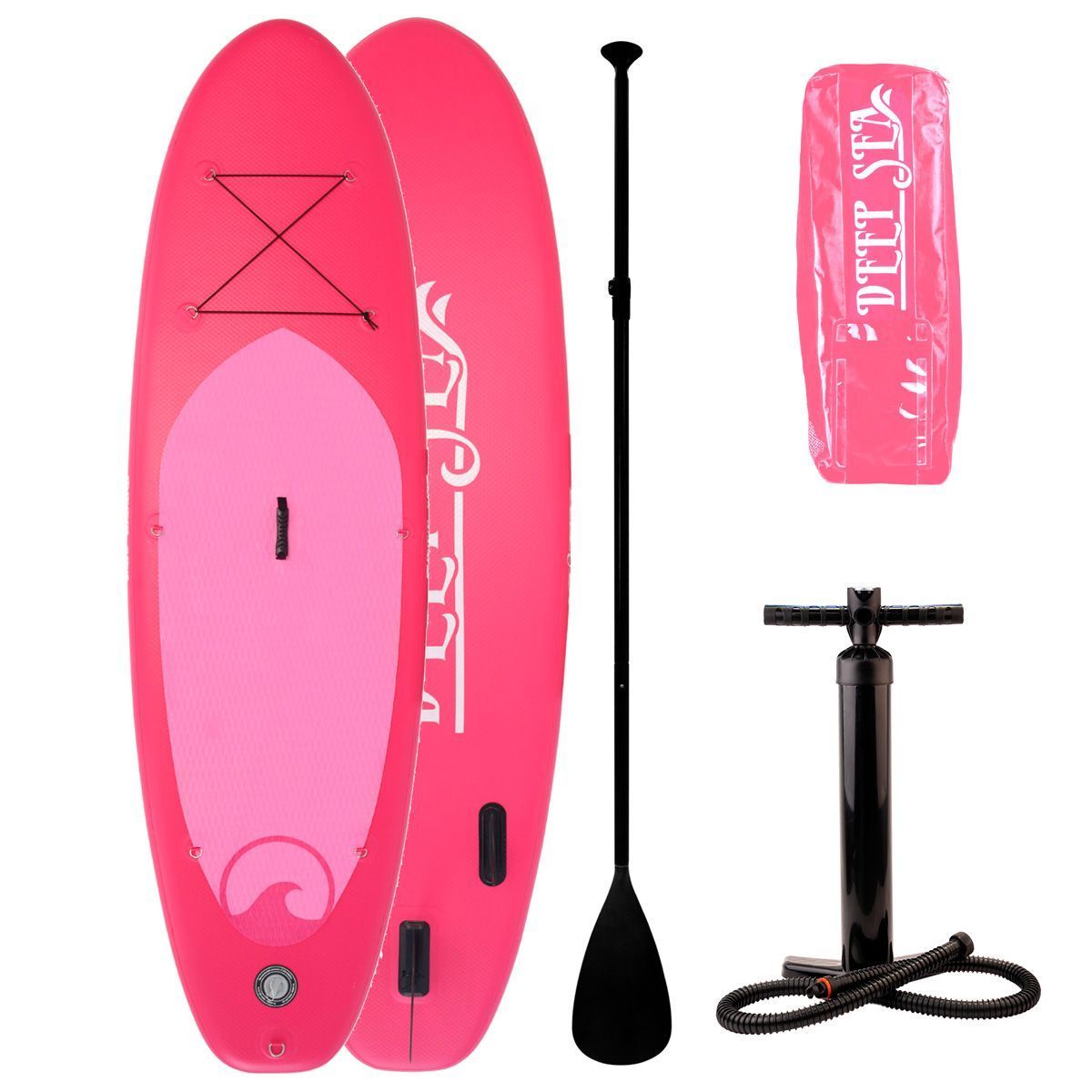 SUP-lautasetti Deep Sea Standard, ilmatäytteinen, 275cm, 15 PSI, pinkki