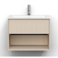 Allaskaappi Svedbergs Epos, 60x45cm, 1 ltk, svall, vaalea saarni, push-open
