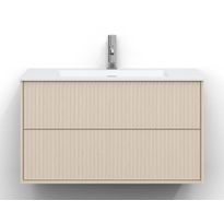Allaskaappi Svedbergs Epos, 80x45cm, 2 ltk, svall, vaalea saarni, push-open