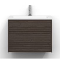 Allaskaappi Svedbergs Epos, 60x45cm, 2 ltk, jalusi, tumma saarni, push-open
