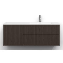 Allaskaappi Svedbergs Epos, 120x45cm, oikea, 2+1 ltk, svall, tumma saarni, push-open