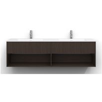 Allaskaappi Svedbergs Epos, 160x45cm, 1+1 ltk, svall, tumma saarni, push-open
