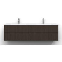 Allaskaappi Svedbergs Epos, 160x45cm, 2+2 ltk, svall, tumma saarni, push-open