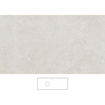 Kylpyhuoneen pöytätaso Svedbergs Epos Beric 120x45H, vasen, 1210mm, graniittikeramiikka, hanareikä oikealla
