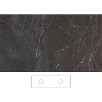 Kylpyhuoneen pöytätaso Svedbergs Epos Brecc 160x45D, kaksois, 1600mm, graniittikeramiikka, kaksoishananreikä
