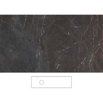 Kylpyhuoneen pöytätaso Svedbergs Epos Brecc 160x45H, vasen, 1600mm, graniittikeramiikka, hanareikä vasemmalla