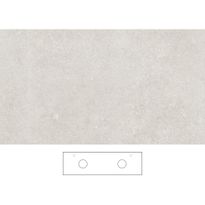 Kylpyhuoneen pöytätaso Svedbergs Epos Beric 160x45D, kaksois, 1600mm, graniittikeramiikka, kaksoishananreikä