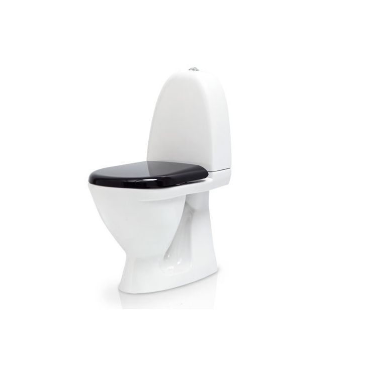 Wc-Kansi Svedbergs soft close 90142, musta
