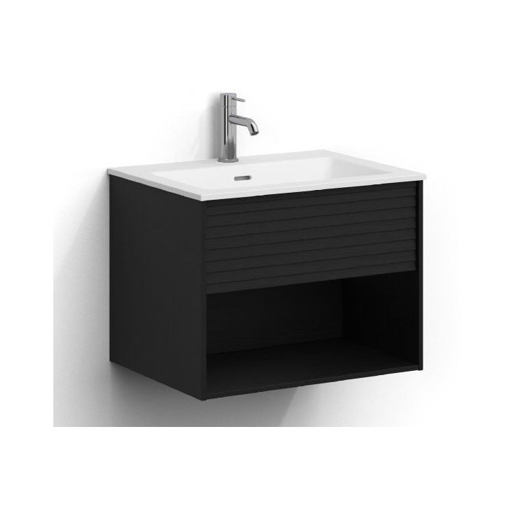 Allaskaappi altaalla Svedbergs Epos, 60x45cm, 1 ltk, push-open