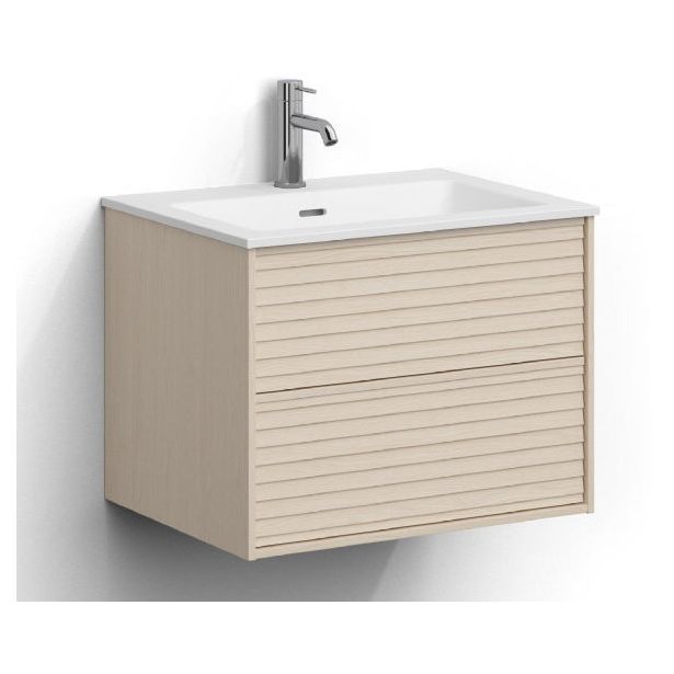 Allaskaappi altaalla Svedbergs Epos, 60x45cm, 2 ltk, push-open