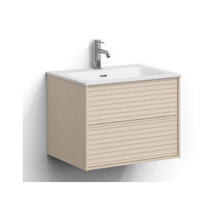 Allaskaappi altaalla Svedbergs Epos, 60x45cm, 2 ltk, push-open