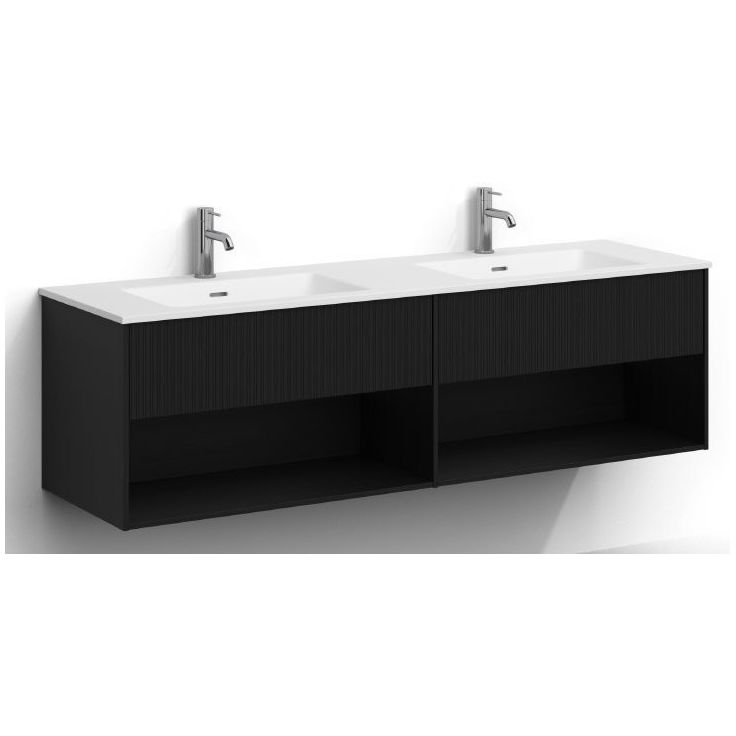 Allaskaappi kaksoisaltaalla Svedbergs Epos, 160x45cm, 1+1 ltk, push-open