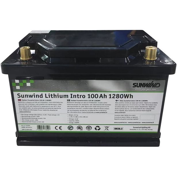 Akku Sunwind Lithium Intro 12V/100Ah