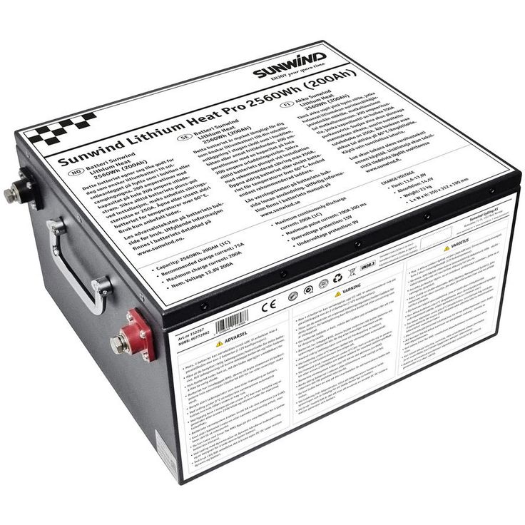 Akku Sunwind Lithium Heat 12V/200Ah