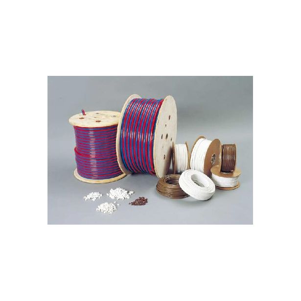 Johtokiinnikkeet Sunwind 100 kpl, 2 x 2.5-4.0mm² kaapelille, valkoinen