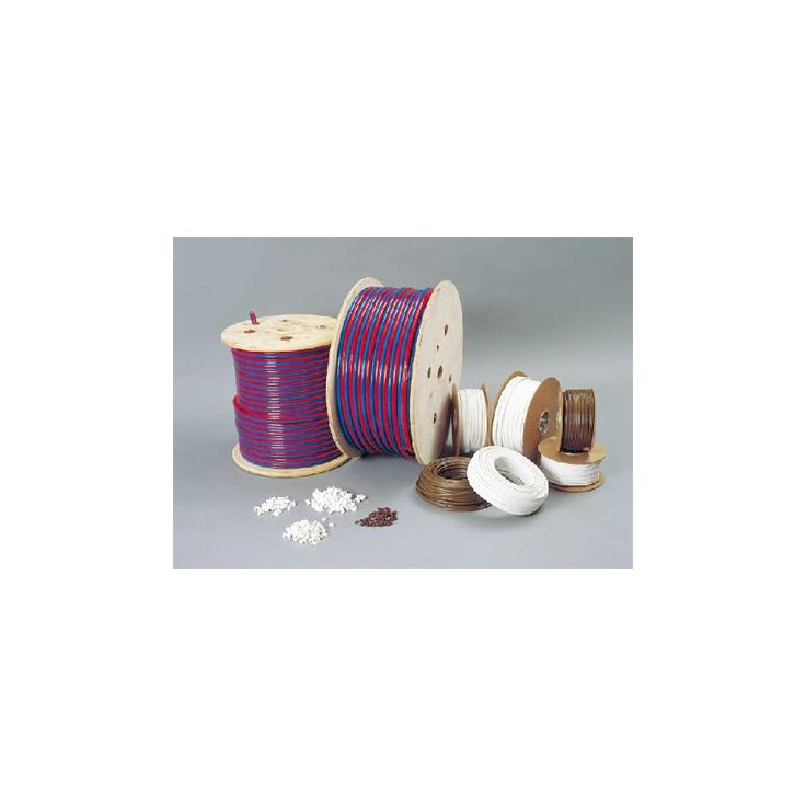 Johtokiinnikkeet Sunwind 100 kpl, 2 x 2.5-4.0mm² kaapelille, valkoinen
