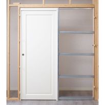 Liukuovirunko Swedoor Slide JW 925/66 925x2040mm seinän paksuus 92mm, koivuviilu, Verkkokaupan poistotuote