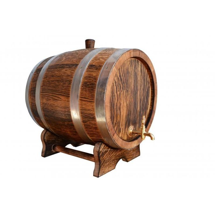 Tammitynnyri CiderMill, 10l, jalustalla ja hanalla, tumma