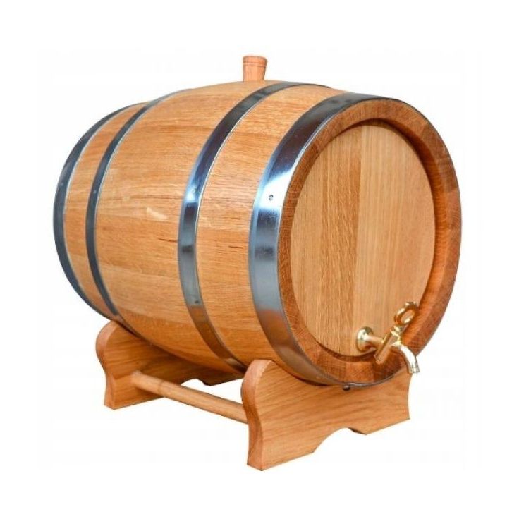 Tammitynnyri CiderMill, 20l, jalustalla ja hanalla, vaalea