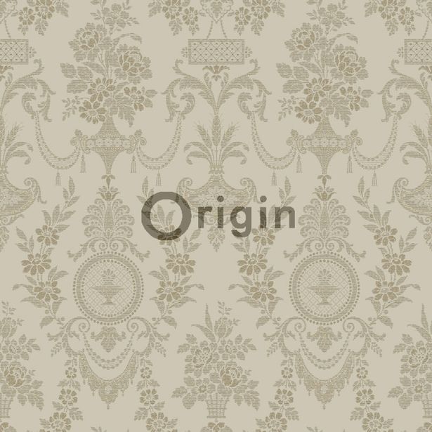 Tapetti Bloomingdale 326136 0,53x10,05 m vaalea taupe, vaaleanharmaa, helmiäinen