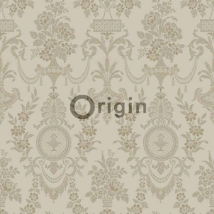 Tapetti Bloomingdale 326136 0,53x10,05 m vaalea taupe, vaaleanharmaa, helmiäinen