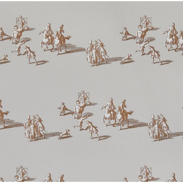 Tapetti Långelid/Von Brömssen A walk in the park harmaa 0.53x10.05m, non-woven