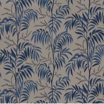 Tapetti Långelid/Von Brömssen Casablanca afternoon beige-sininen 0.53x10.05m, non-woven