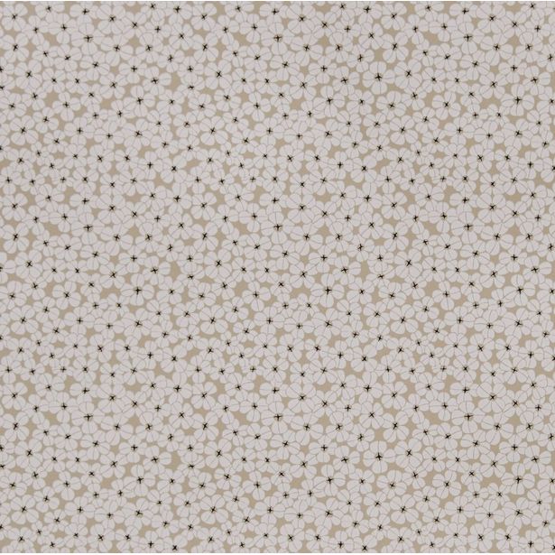 Tapetti Långelid/Von Brömssen Flower shower beige 0.53x10.05m, non-woven