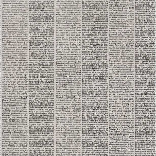 Tapetti Långelid/Von Brömssen From Sweden with love mustavalkoinen 0.53x10.05m, non-woven
