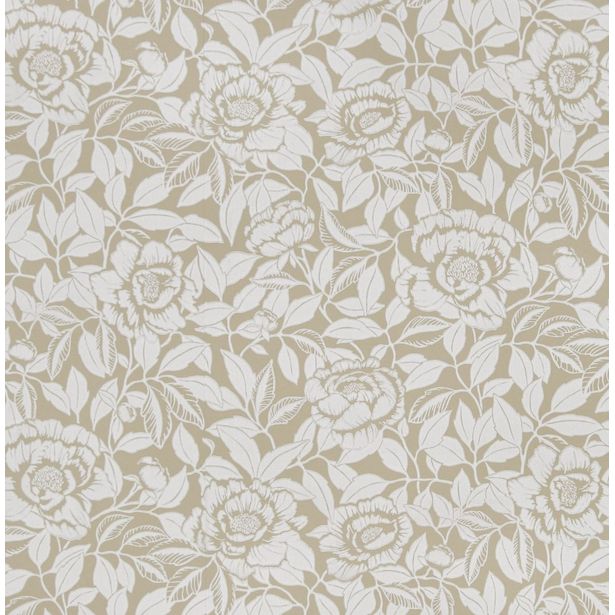 Tapetti Långelid/Von Brömssen My peony garden beige 0.53x10.05m, non-woven