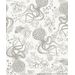 Tapetti Littlephant Aquatic harmaa 0.53x10.05m, non-woven - LP1468