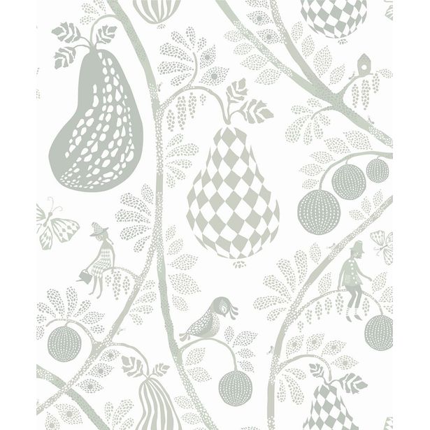Tapetti Littlephant Fruit garden vaaleanvihreä 0.53x10.05m, non-woven