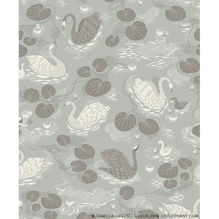 Lastenhuoneen tapetti Littlephant Nobel nymphs vaaleansininen 0.53x10.05m, non-woven