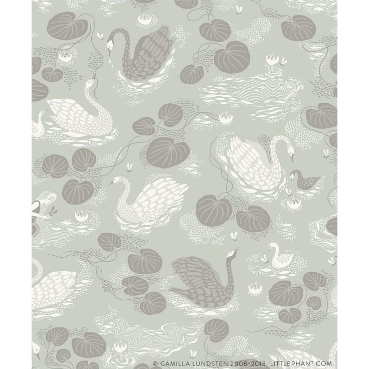 Lastenhuoneen tapetti Littlephant Nobel nymphs vaaleanturkoosi 0.53x10.05m, non-woven