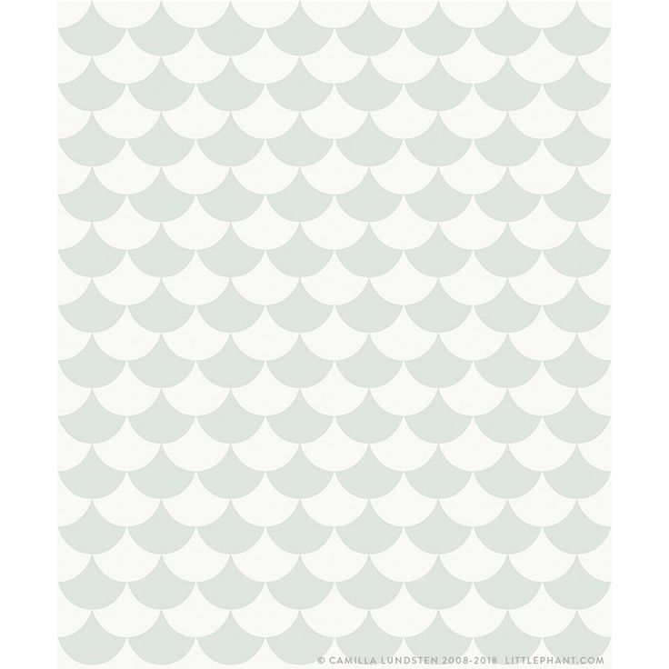 Tapetti Littlephant Waves vaaleanturkoosi 0.53x10.05m, non-woven