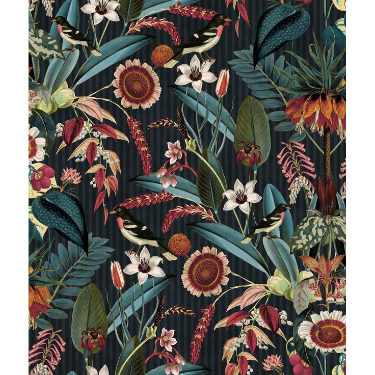 Tapetti Rebel Walls Arlon Teal 0,50x10 m non-woven