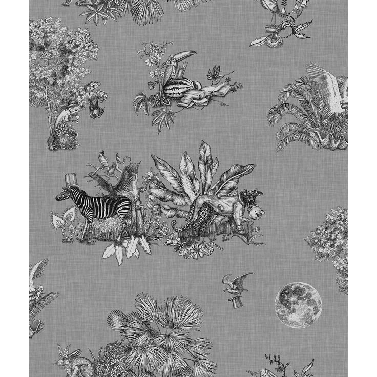 Tapetti Rebel Walls Cork Graphite 0,50x10 m non-woven