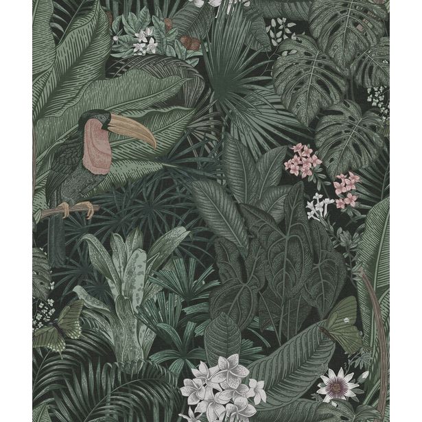 Tapetti Rebel Walls Furada Sage 0,50x10 m non-woven