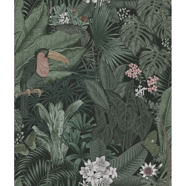 Tapetti Rebel Walls Furada Sage 0,50x10 m non-woven