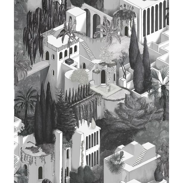 Tapetti Rebel Walls Toledo Graphite 0,50x10 m non-woven
