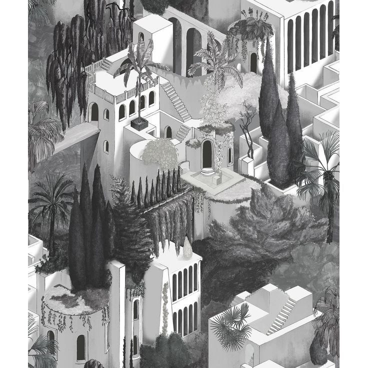 Tapetti Rebel Walls Toledo Graphite 0,50x10 m non-woven