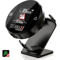 Technaxx TX-388 Secure Drive PRO liikennevaroitin näytöllä